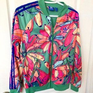 Adidas Floral Jacket - Small - perfect condition